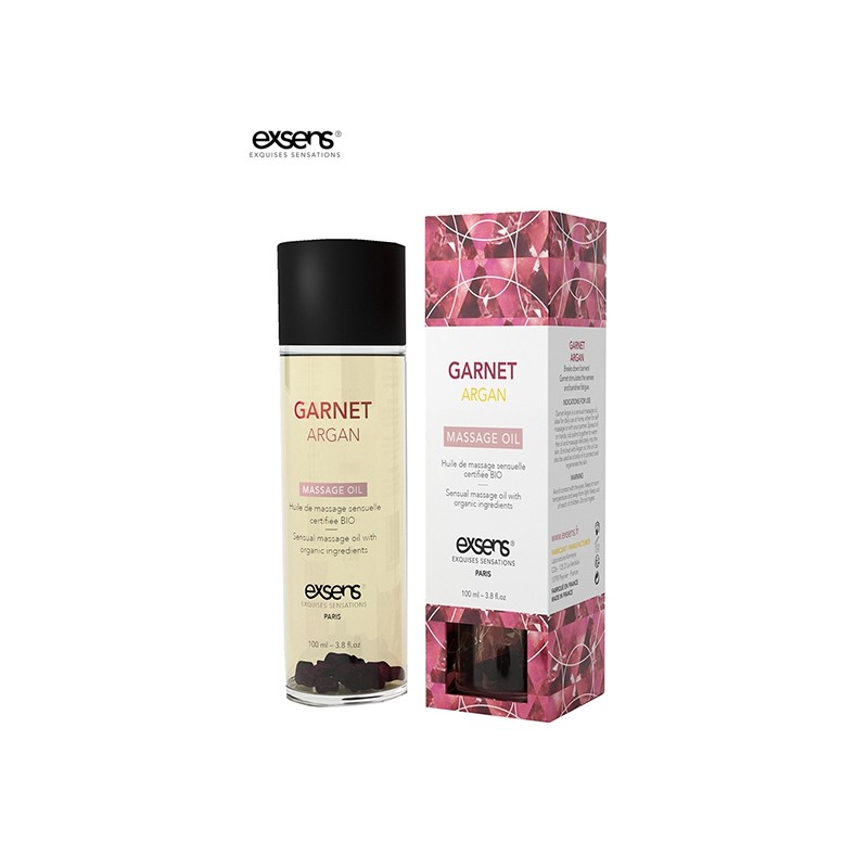 Huile massage BIO Grenat Argan - Exsens