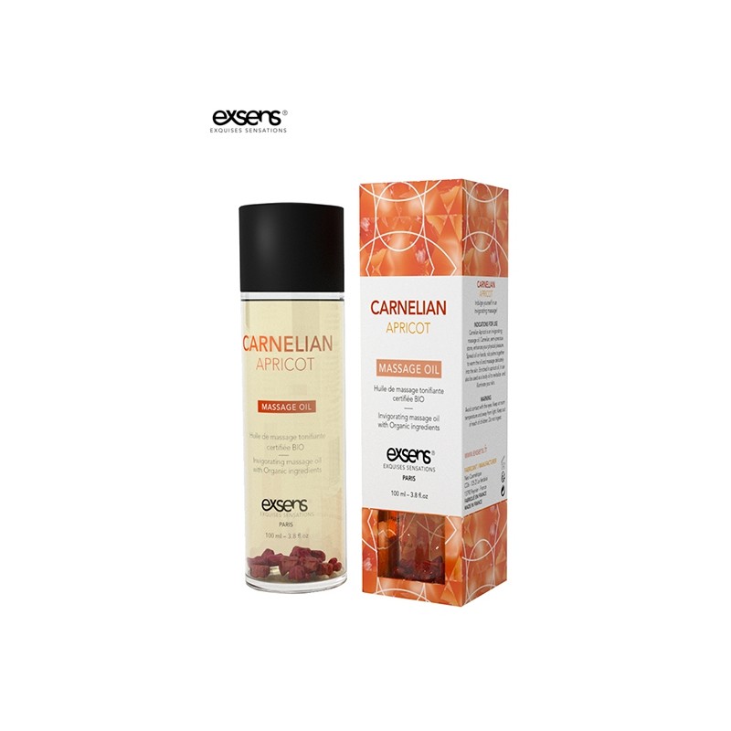 Huile massage BIO Cornaline Abricot - Exsens