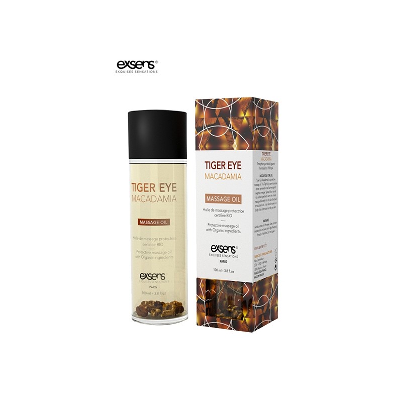 Huile massage BIO Oeil de Tigre Macadamia - Exsens