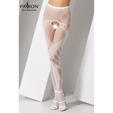 Collants ouverts S007 - Blanc