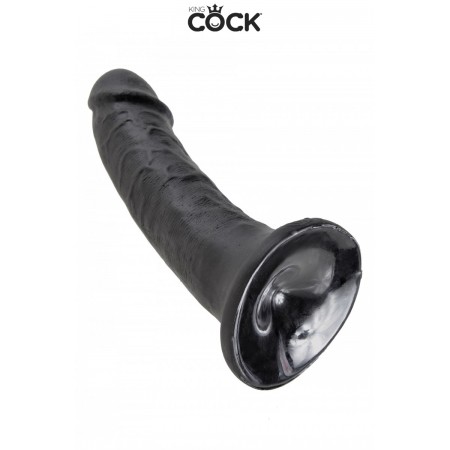 Gode réaliste noir 15 cm - King Cock