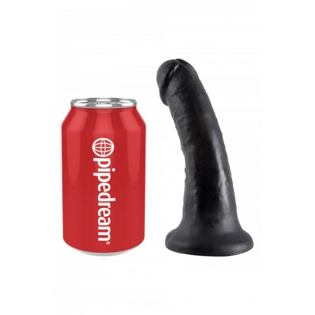 Gode réaliste noir 15 cm - King Cock