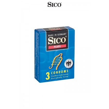 3 préservatifs Sico PEARL