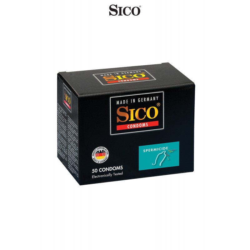 50 préservatifs Sico SPERMICIDE