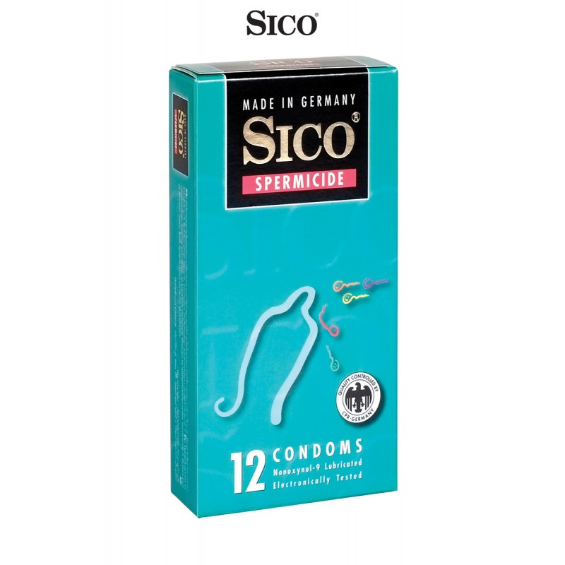 12 préservatifs Sico SPERMICIDE