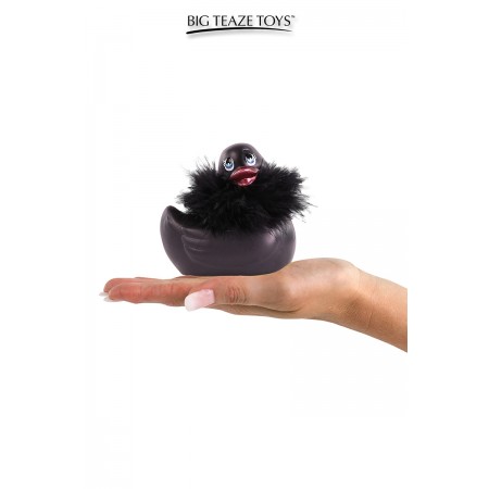 Mini canard vibrant Duckie Paris - noir