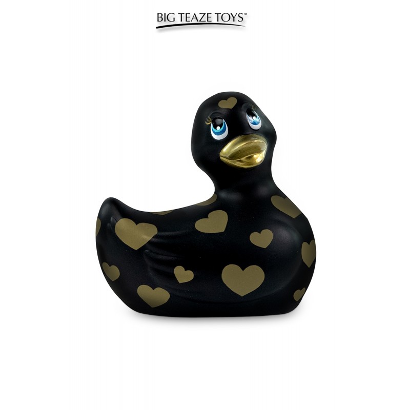 Mini canard vibrant Romance noir et or