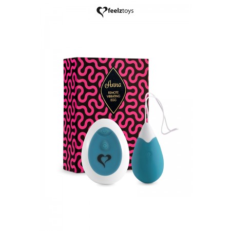 Oeuf vibrant Anna turquoise - Feelztoys