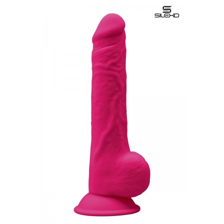 Gode double densité rose 24 cm - Modèle 3