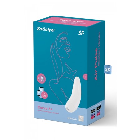 Stimulateur connecté Curvy 2+ blanc - Satisfyer