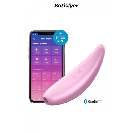 Stimulateur connecté Curvy 3+ rose - Satisfyer