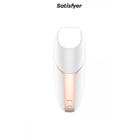 Stimulateur clitoridien connecté Love triangle blanc - Satisfyer